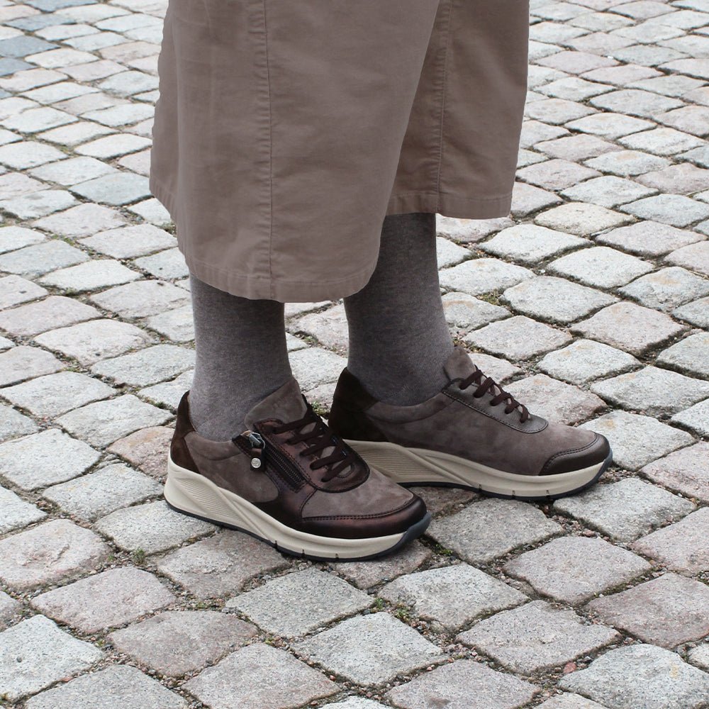 Produktbild 15 - Minfot Vei Sneaker Stretch Nubuck Taupe Oxid