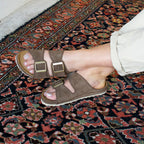 Minfot Sandaler Voss Dame Ruskind Taupe