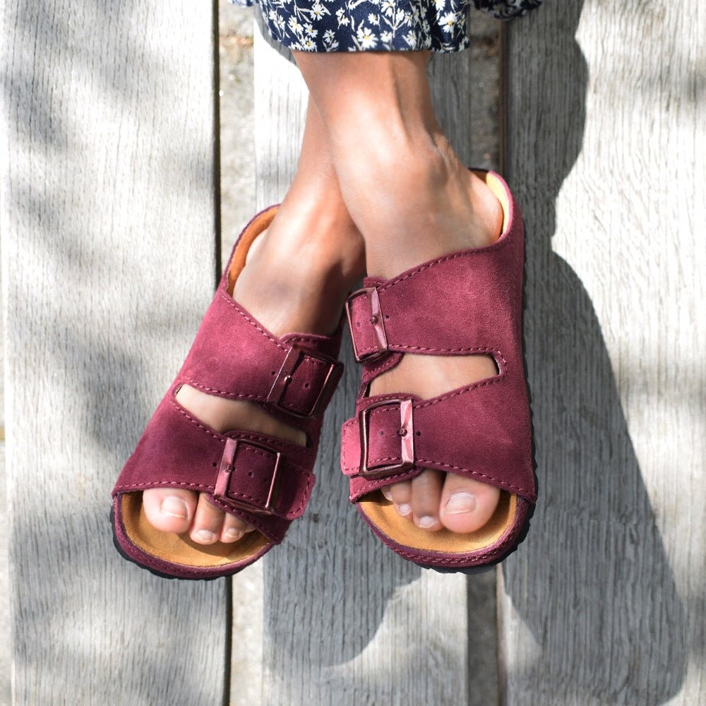 Minfot Sandaler Voss Ruskind Bourgogne