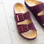 Minfot Sandaler Voss Dame Ruskind Bourgogne