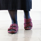 Minfot Sandaler Voss Dame Ruskind Bourgogne
