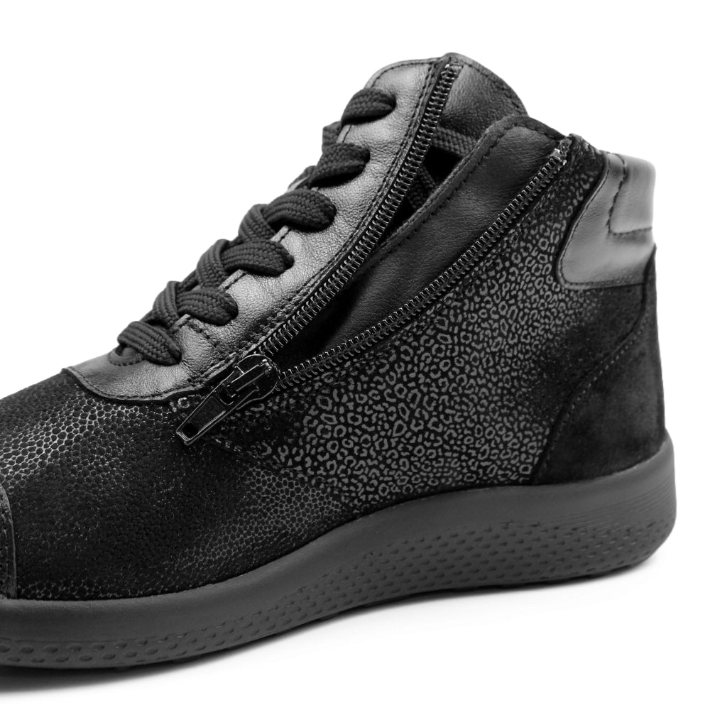 Produktbild 8 - Minfot Way Høy Sneaker Bred Stretch Sort
