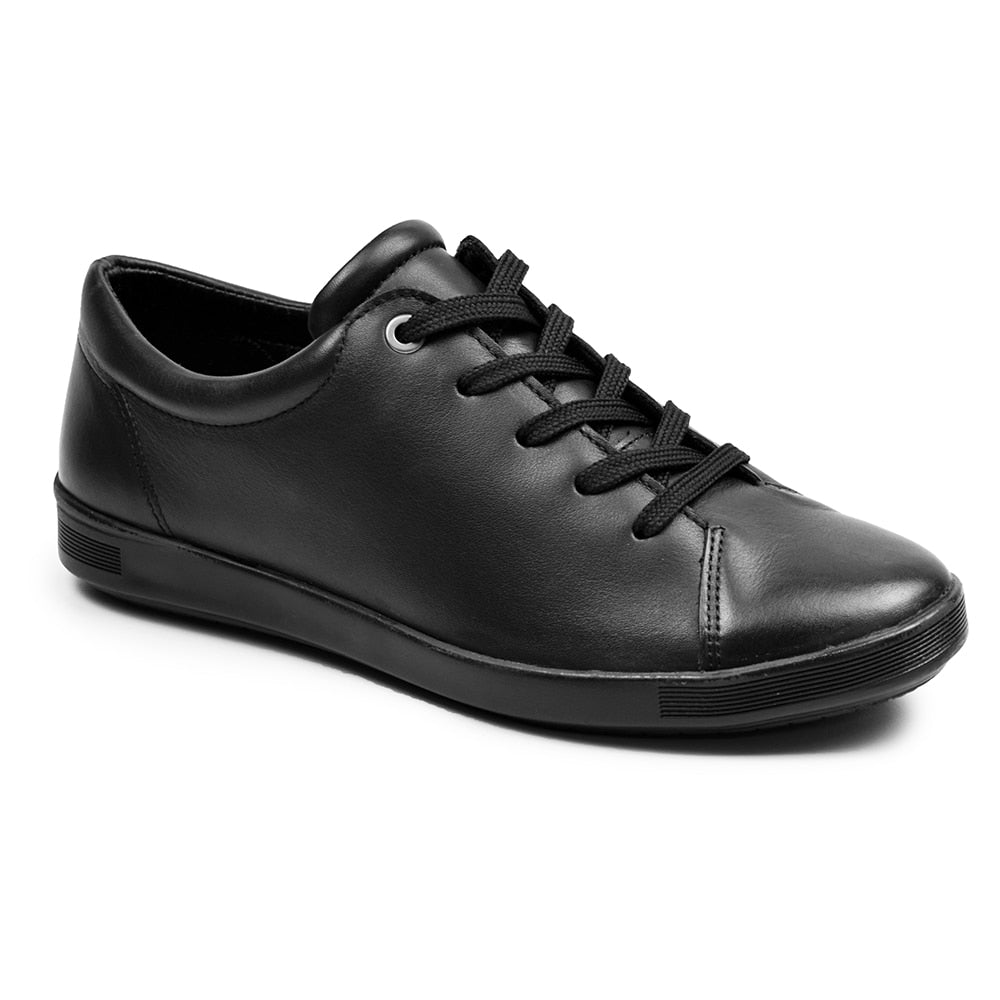 Minfot Aveny Sneaker Skinn Svart
