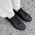 Minfot Aveny Sneaker Dame Læder Sort