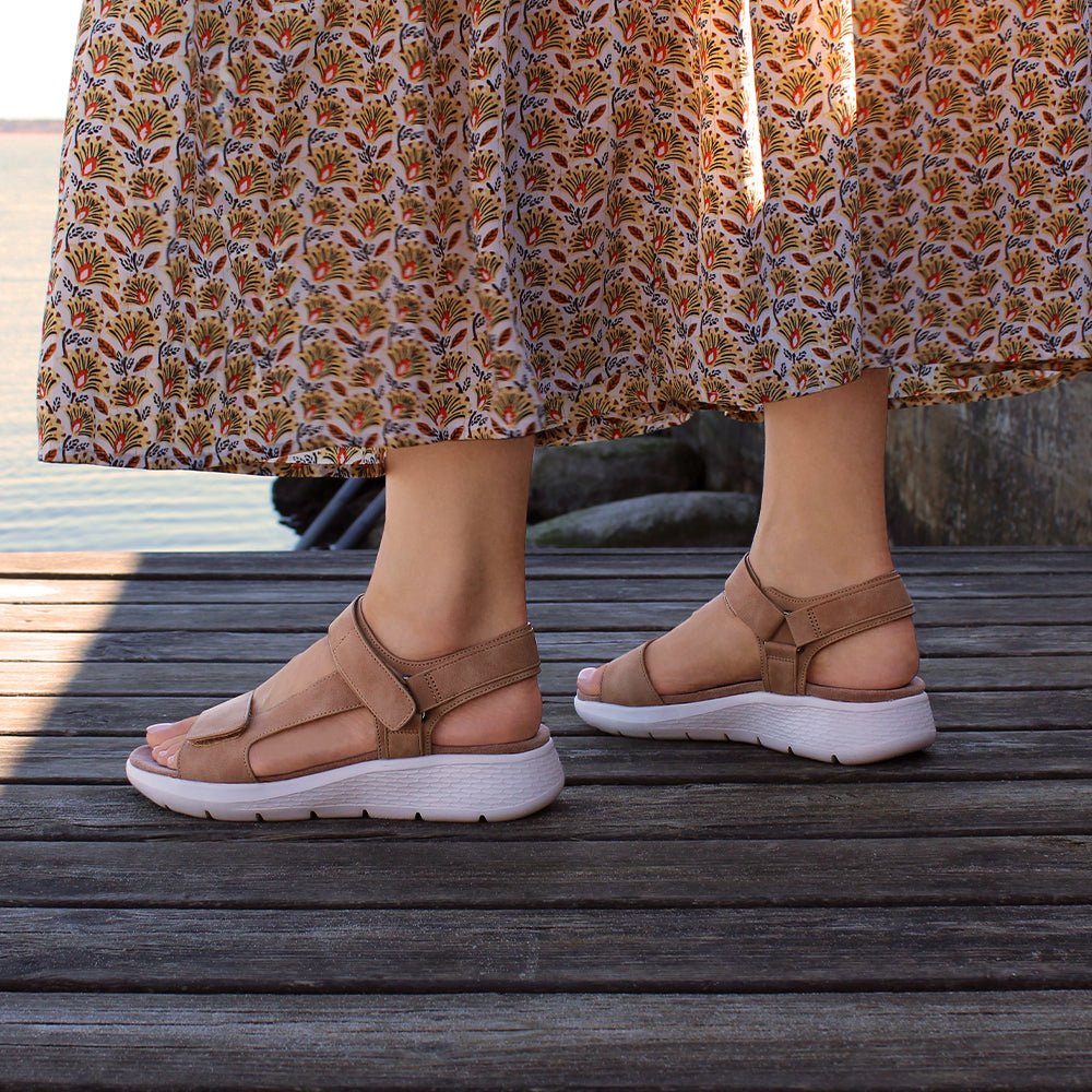 Minfot Cloudlite Joy Sandaler Dame Brun