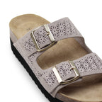 Minfot Daisy Sandaler Dame Taupe 