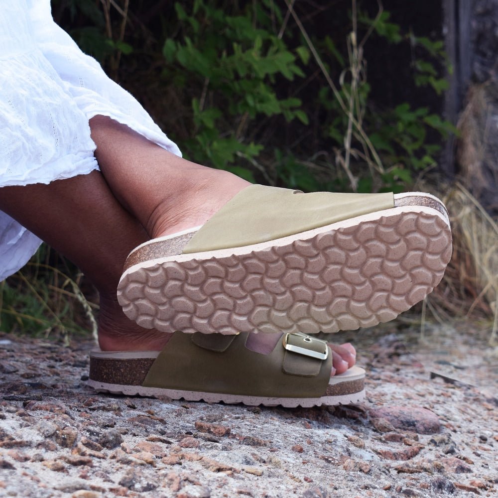 Produktbild 9 - Minfot Sandaler Primo Soft Ayo Läder Olive