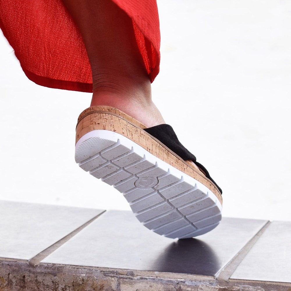 Minfot Sandaler Raposa Dame Sort