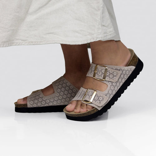 Minfot Daisy Sandaler Dame Taupe 