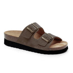 Minfot Moa Sandaler Dame Bio Ruskind Taupe