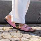 Minfot Moa Sandaler Dame Bio Ruskind Antik Rosa