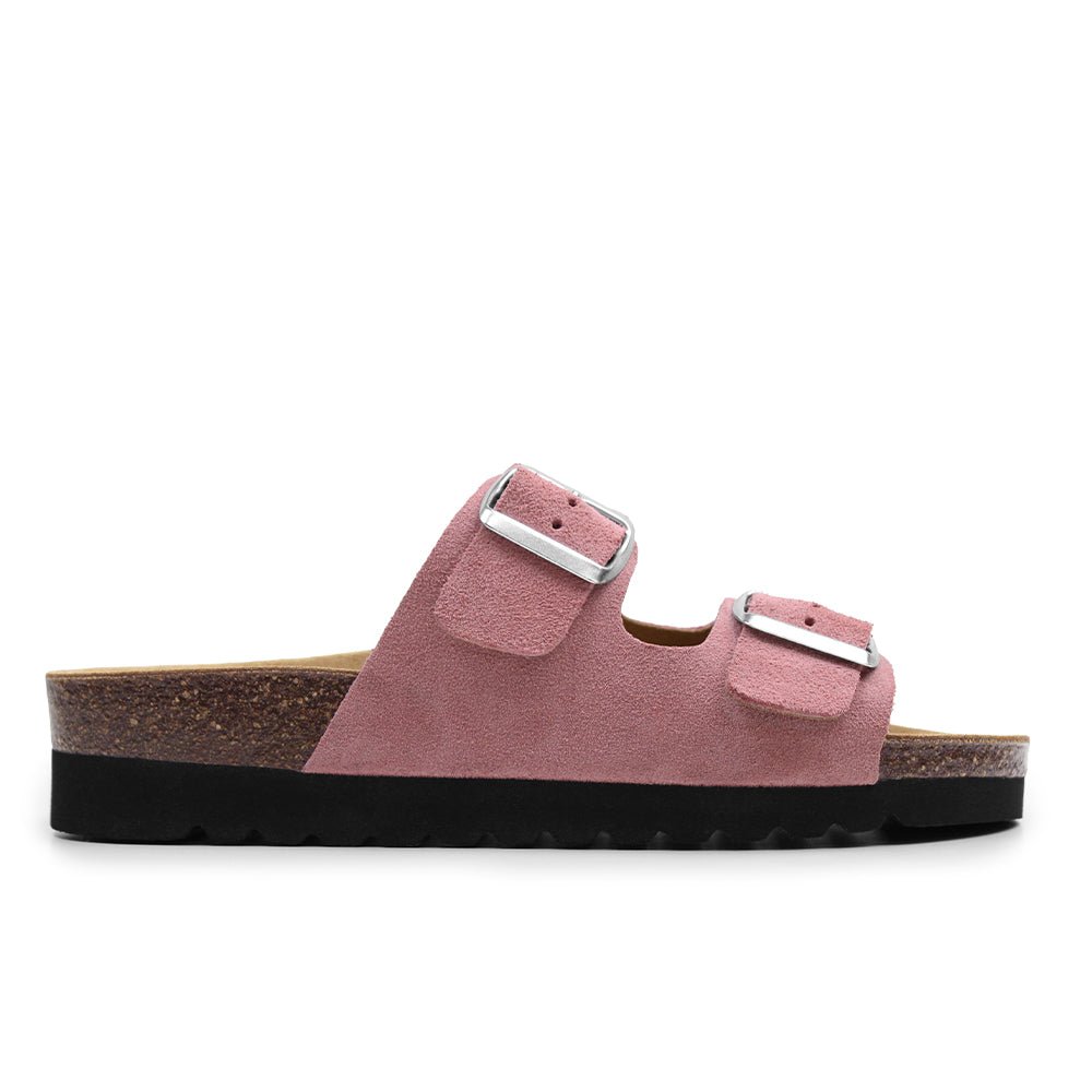 Minfot Moa Sandaler Dame Bio Ruskind Antik Rosa