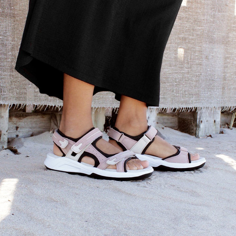 Minfot Nyhamn Sandaler Dame Pink Beige