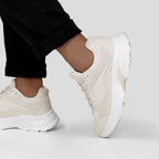 Minfot Joy Sneakers Dame Mesh Ruskind Sand