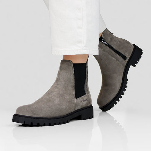 Minfot Ribe Chelsea Boots Zip Ruskind Taupe