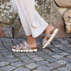 Minfot Upstep Lux Sandaler Dame Leopard Beige