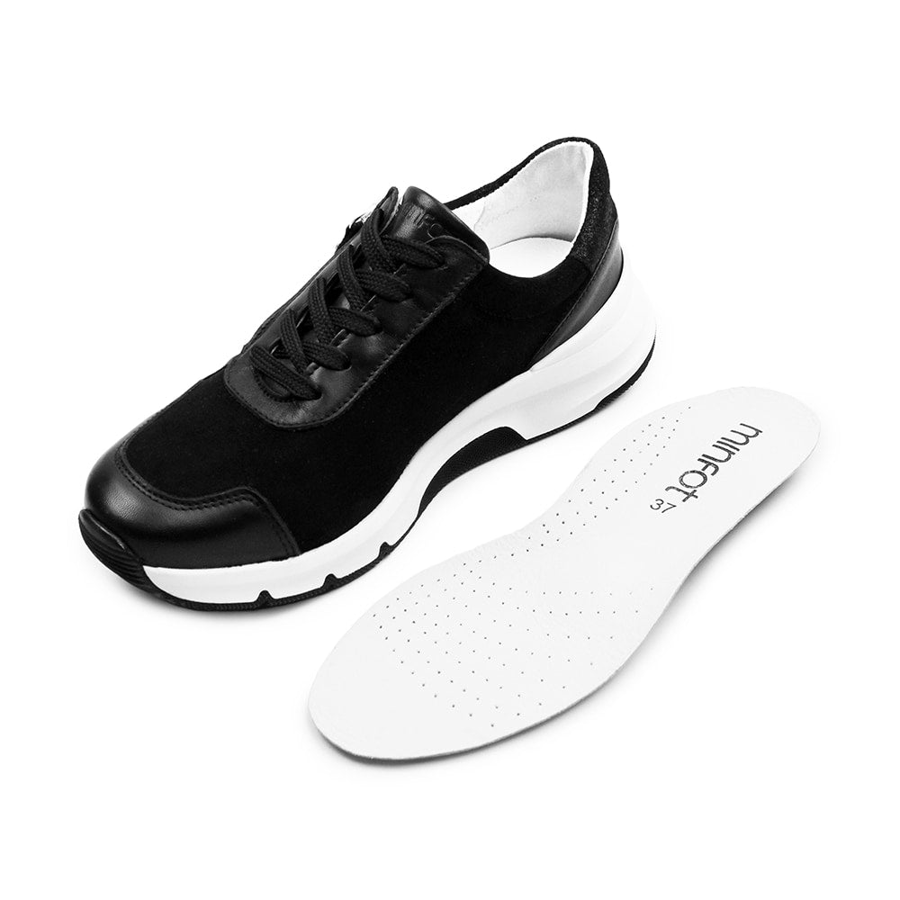 Minfot Sneaker Softrole Lux Stretch Sort