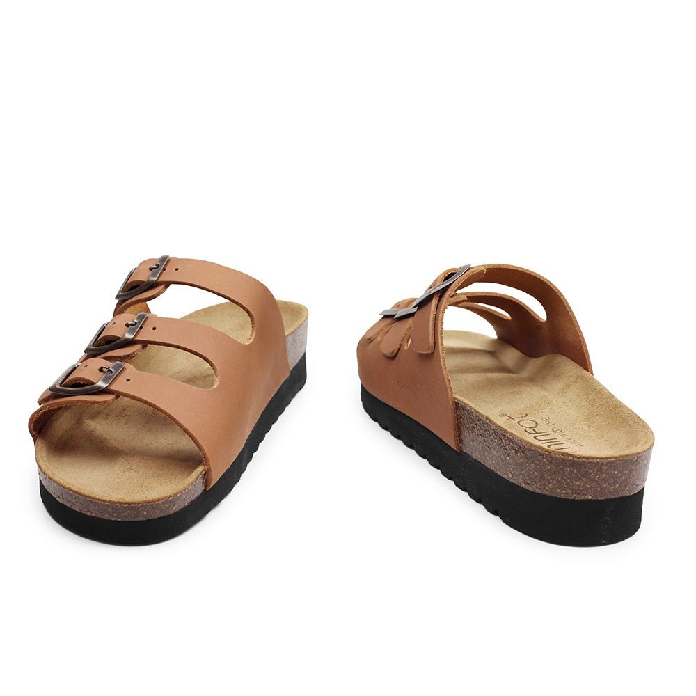Produktbild 6 - Minfot Sandaler Bio Skinn Cognac