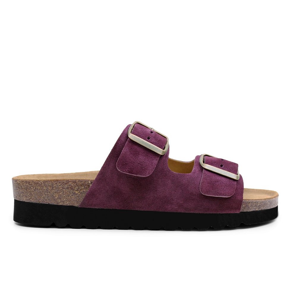 Produktbild 2 - Minfot Sandaler Moa Mocka Bordeaux
