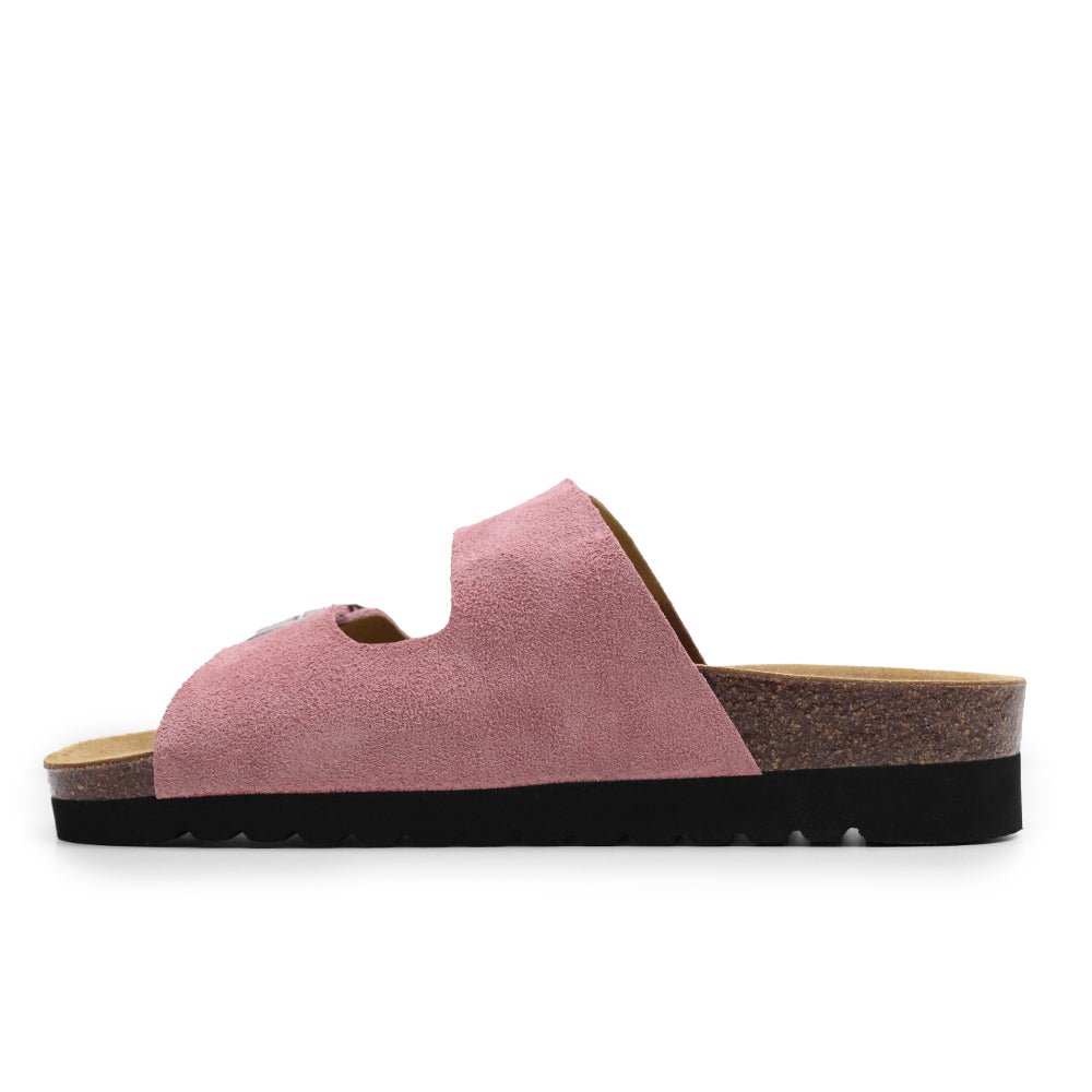 Minfot Moa Sandaler Dame Bio Ruskind Antik Rosa