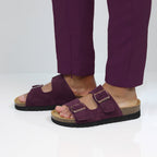 Minfot Moa Sandaler Bio Ruskind Bordeaux