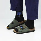 Minfot Moa Sandaler Dame Bio Ruskind Grøn