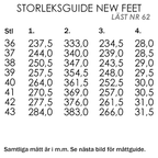 New Feet Mathilde Extra Brede Sko Stretch Velcro Sort