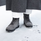 Minfot Støvler Nora Dame Ruskind Antracitgrå