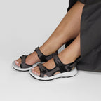 Minfot Nyhamn Sandaler Dame Nubuck Stone