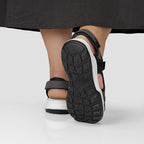 Minfot Nyhamn Sandaler Dame Nubuck Stone