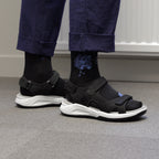 Minfot Nyhamn Sandaler Dame Nubuck Sort