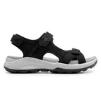Minfot Nyhamn Sandaler Dame Nubuck Sort