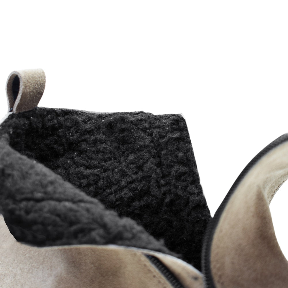 Minfot Boots Orsa Ruskind Dame Beige