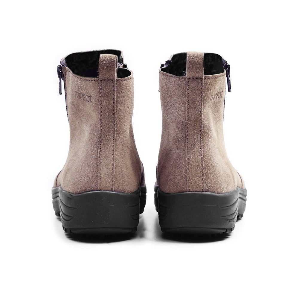 Minfot Boots Orsa Ruskind Dame Beige