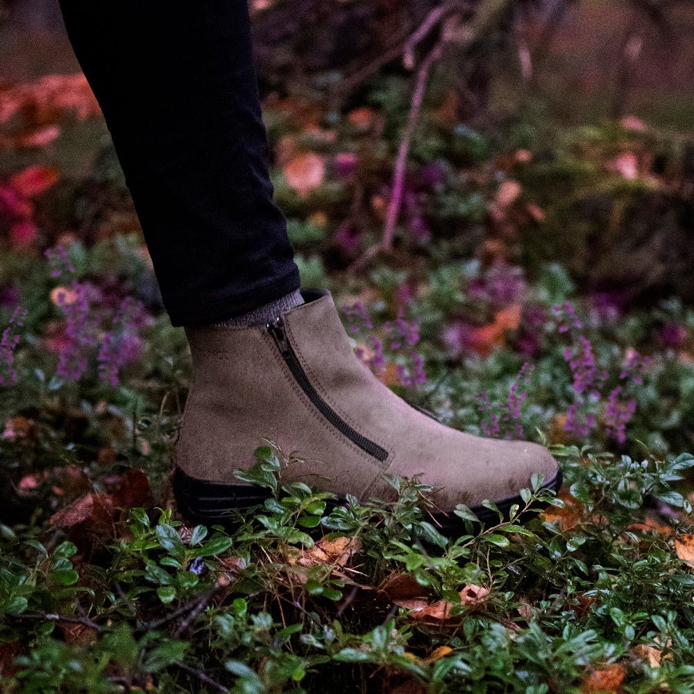 Minfot Boots Orsa Ruskind Dame Beige