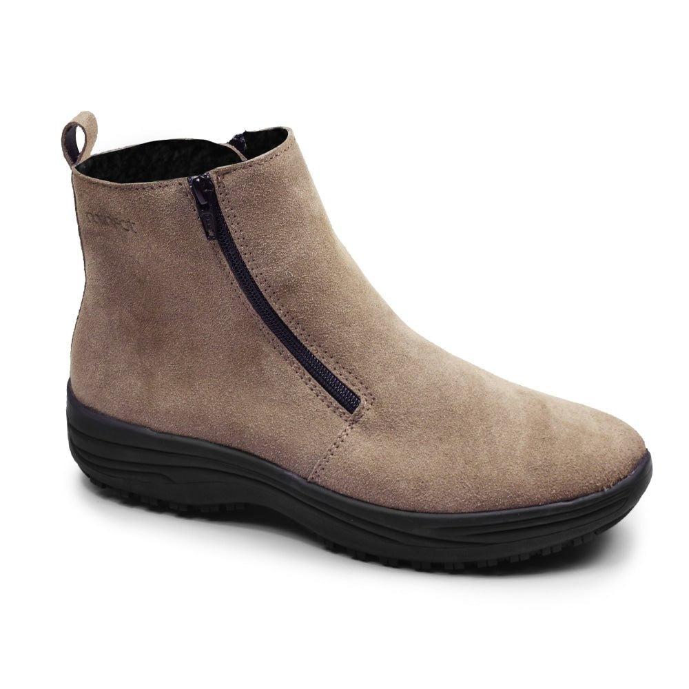 Minfot Boots Orsa Ruskind Dame Beige