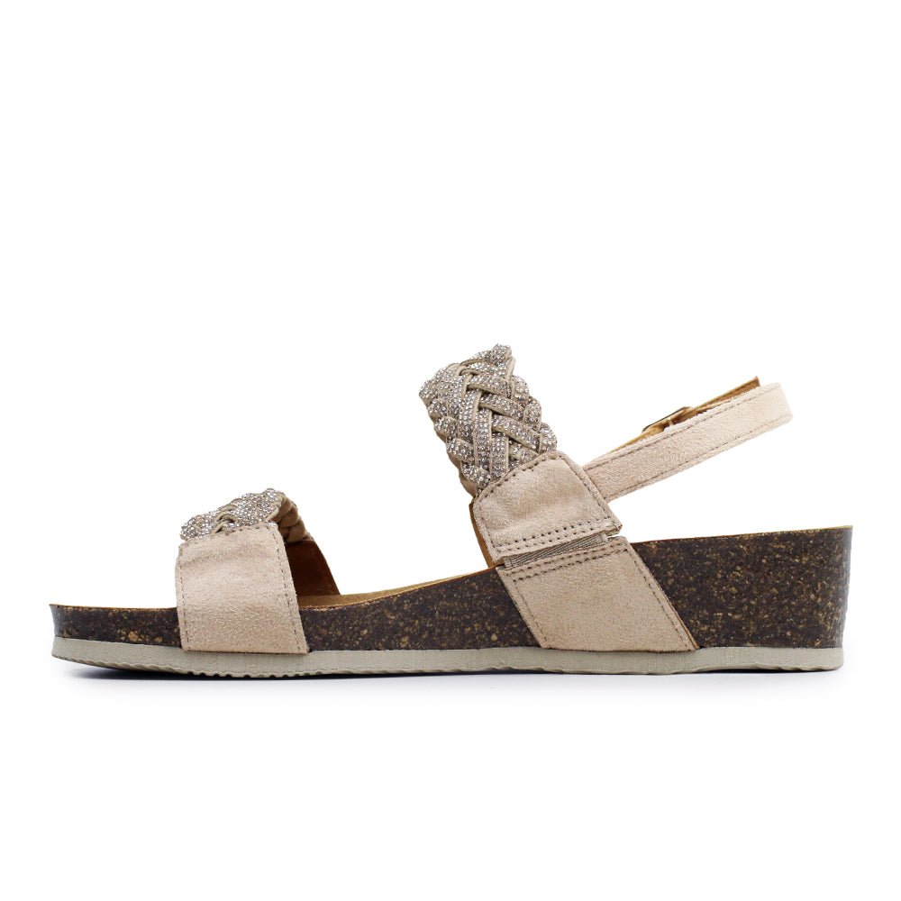 Scholl Sandaler Dame Ostuni Beige