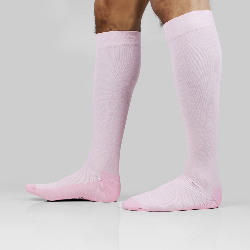 Minfot Støttestrømper Pastell Bomuld Eco 5-pak