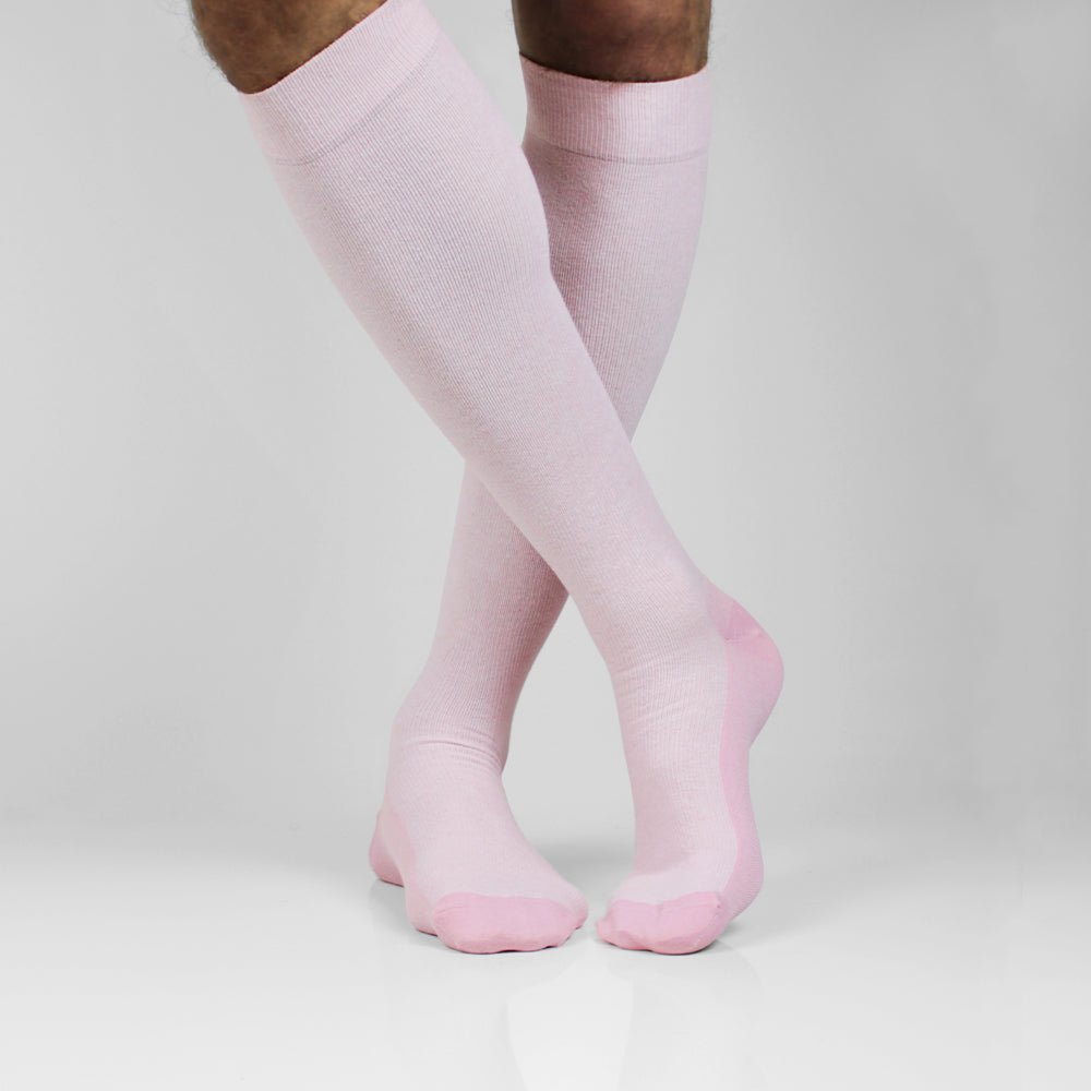 Minfot Støttestrømper Pastell Bomuld Eco 5-pak