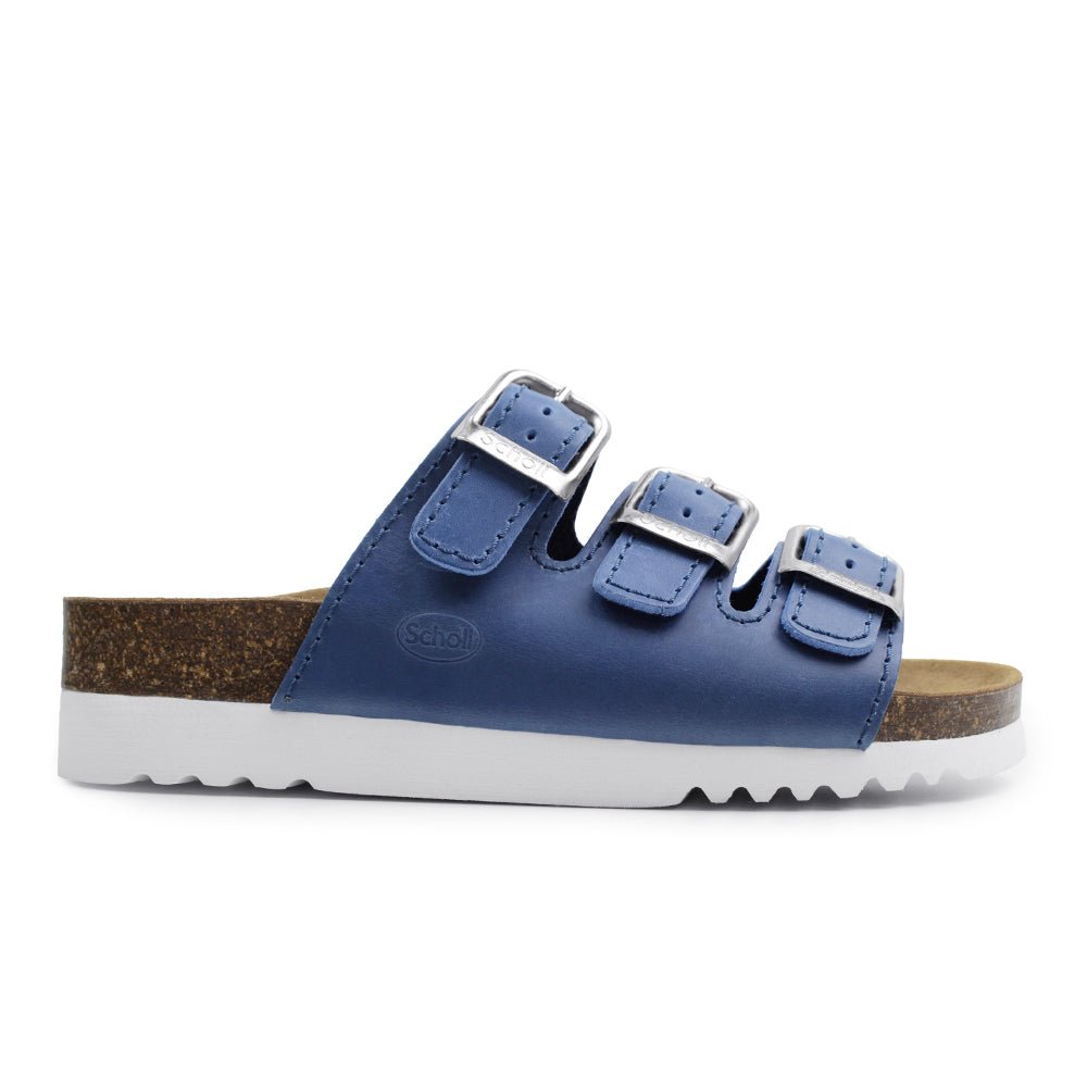 Scholl Sandaler Bioprint Rio AD Dame Blue