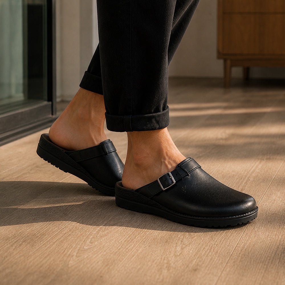 Rohde Herre Hjemmesko Neustadt Leather Black