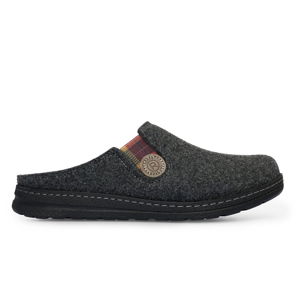 Rohde Hjemmesko Herre Asiago Filt Antracit