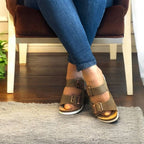Scholl Moldava Sandaler Dame Oliv