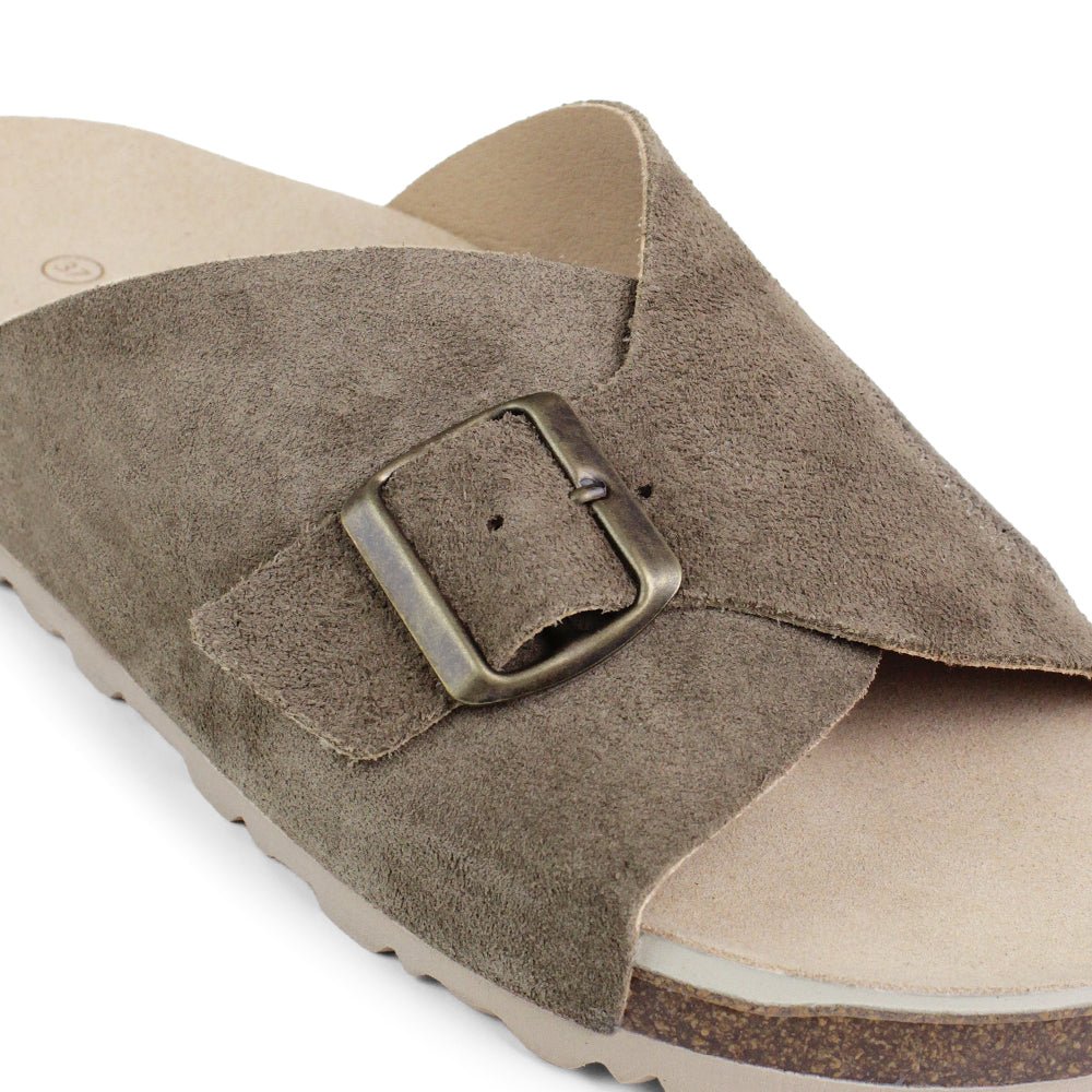 Minfot Li Sandaler Dame Ruskind Hallux Valgus Primo Soft Stone