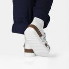Minfot Sandaler Blød Bio Tropical Flowers Hvid