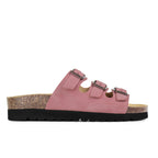 Minfot Lo Biosandaler Dame Ruskind Anatomisk 3-remme Rosa