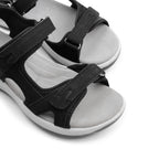 Minfot Nyhamn Sandaler Dame Nubuck Sort