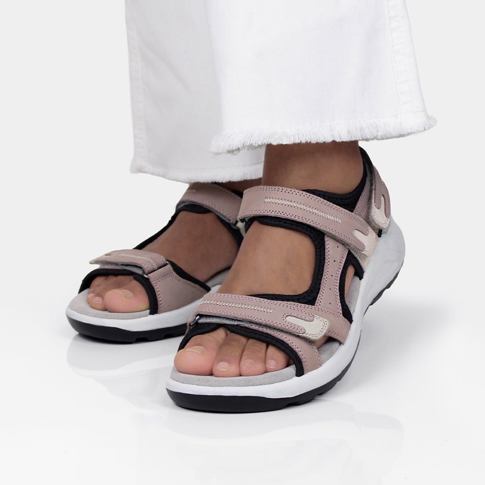 Minfot Nyhamn Sandaler Dame Pink Beige