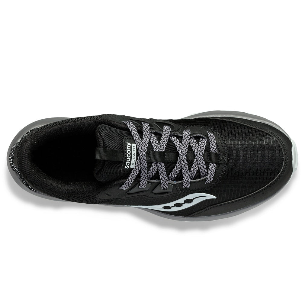 Saucony Aura TR Løbesko Trail Herre Black Gravel