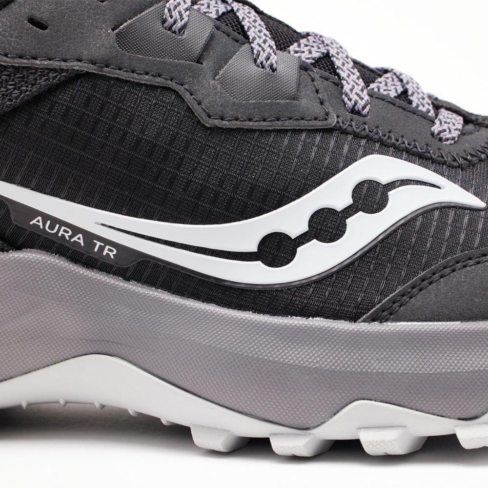 Saucony Aura TR Løbesko Trail Herre Black Gravel